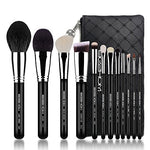 Makeup Brushes 12pcs Professional Cosmetic Brushes,Eigshow Limited Edition Foundation Powder Contour Blush Cosmetic Eye Brush Sets With Luxury Cosmetic Bag