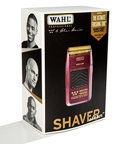 Wahl Professional 5-Star Series Rechargeable Shaver/Shaper #8061-100 - Up to 60 Minutes of Run Time - Bump-Free, Ultra-Close Shave