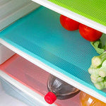 8 Pcs Refrigerator Liners, MayNest Washable Mats Covers Pads, Home Kitchen Gadgets Accessories Organization for Top Freezer Glass Shelf Wire Shelving Cupboard Cabinet Drawers (3 Blue+3 Green+2 Red)