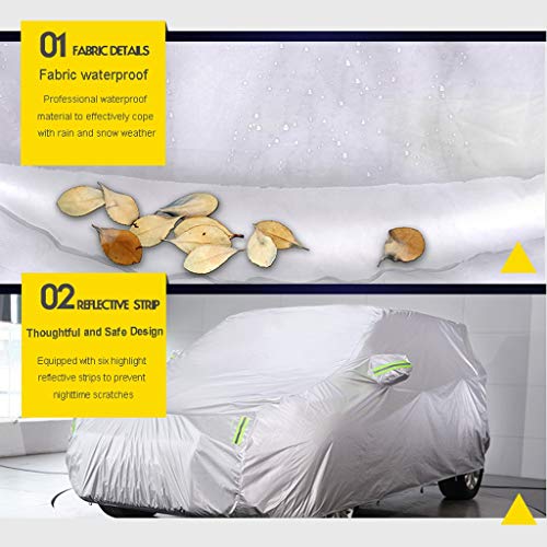 HXGL-Car Covers Compatible with Mercedes-Benz AMG GT Insulated Car Cover All-Weather Waterproof and Dust-Proof Car Clothing Safety Shield (Size : AMG GT)