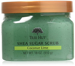 Tree Hut Sugar Body Scrub 18 Ounce Coconut Lime Shea (532ml) (2 Pack)