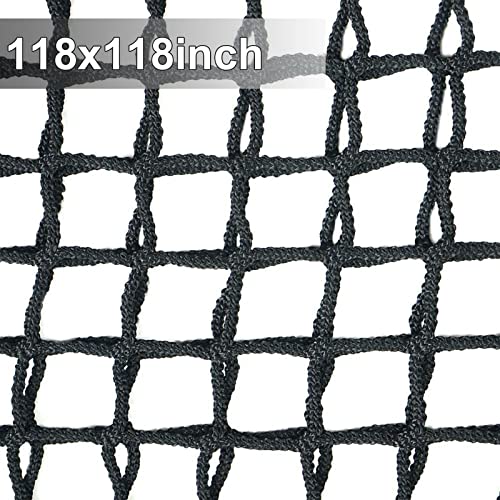9.8X9.8 FT Kids Playground Net Heavy Duty Play Safety Net Outdoor Climbing Cargo Net Playground Sets for Backyards