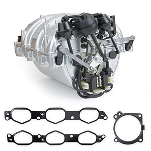 HSPSWIFTER Engine Intake Manifold Assembly Compatible with Mercedes-Benz C350 CLS350 SLK280 ML350 R350 E350, Replaces OE# A2721402401 2721402401