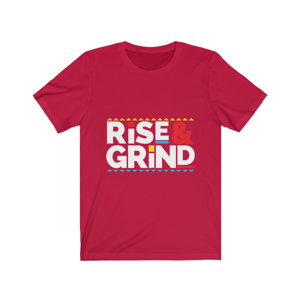 Rise & Grind - Unisex Jersey Short Sleeve Tee