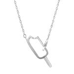 Ice Lolly Link Paradise Silver Necklace Pendant